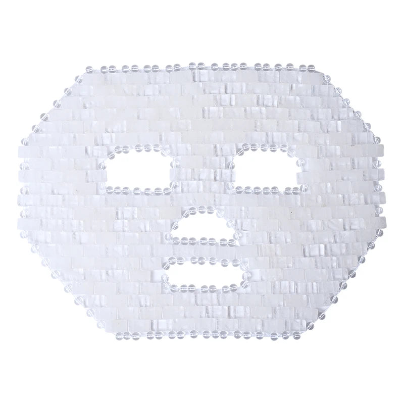 Jade Full Face Mask Massager Stone Sleep Mask Face Massager