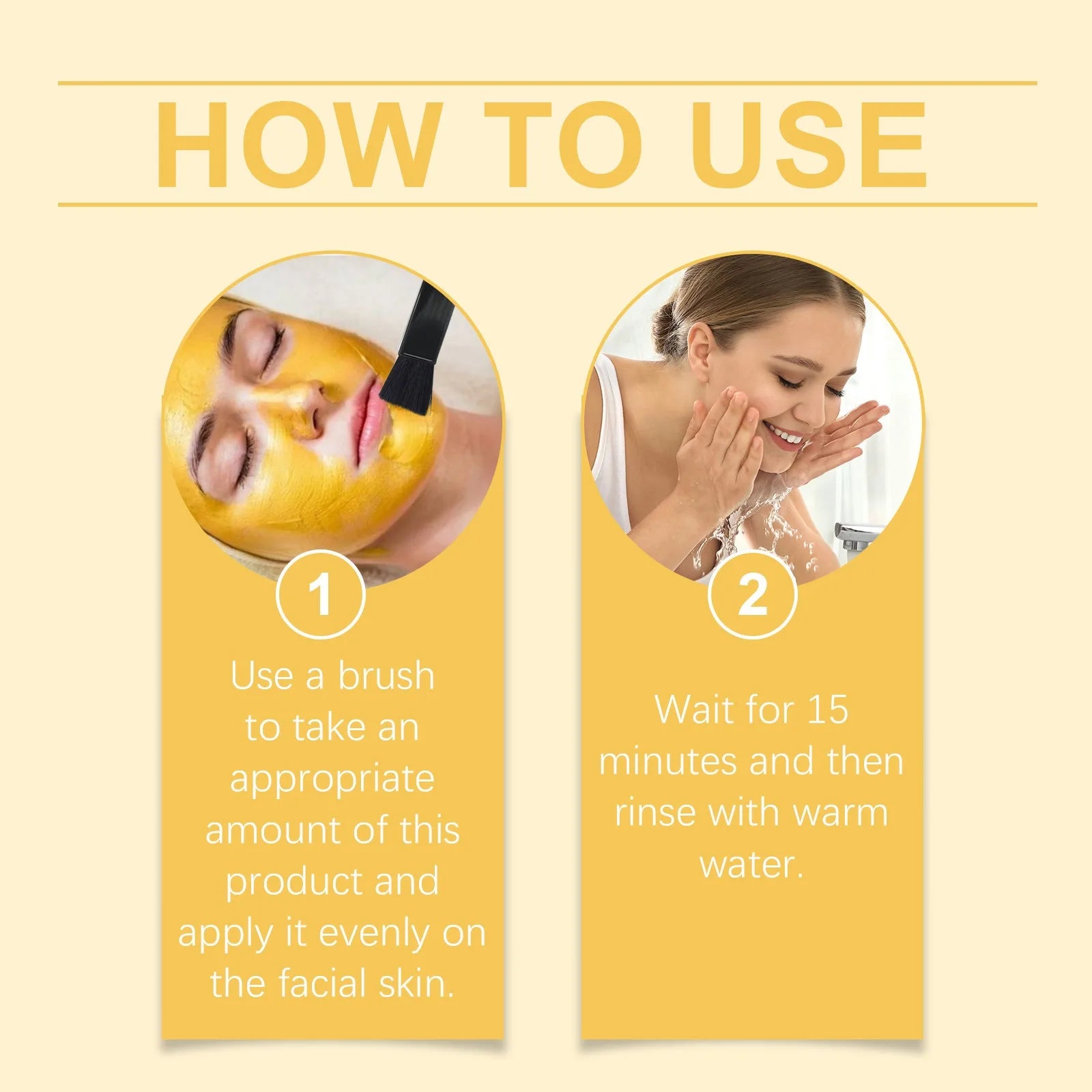Masque Facial Exfoliant à la Vitamine C & Curcuma – Nettoyage en Profondeur et Traitement Anti-Acné