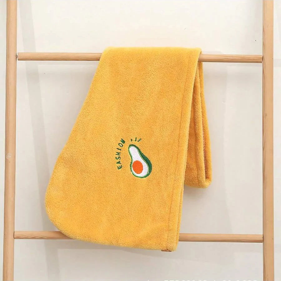 Bonnet de Séchage de Cheveux en Molleton de Corail – Absorbant et Rapide