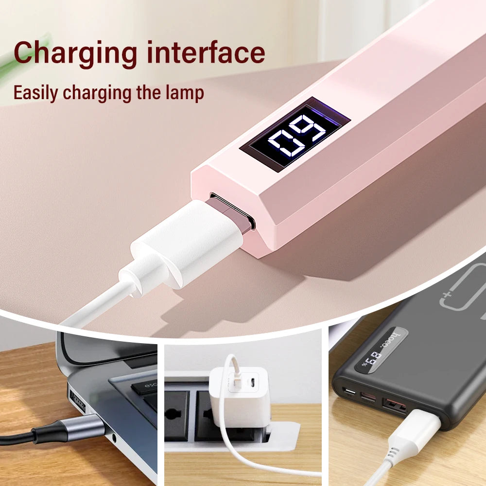 Lampe Sèche-Ongles UV/LED Portable Rechargeable par USB