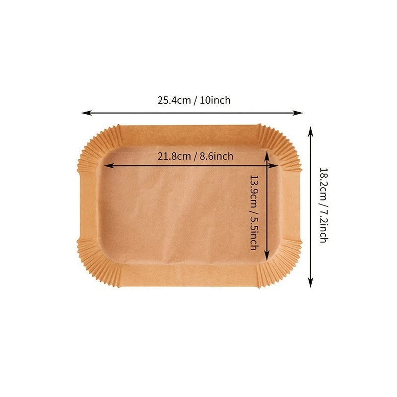 Papier de Cuisson pour Friteuse à Air – Jetable, Antiadhésif et Résistant à l’Huile