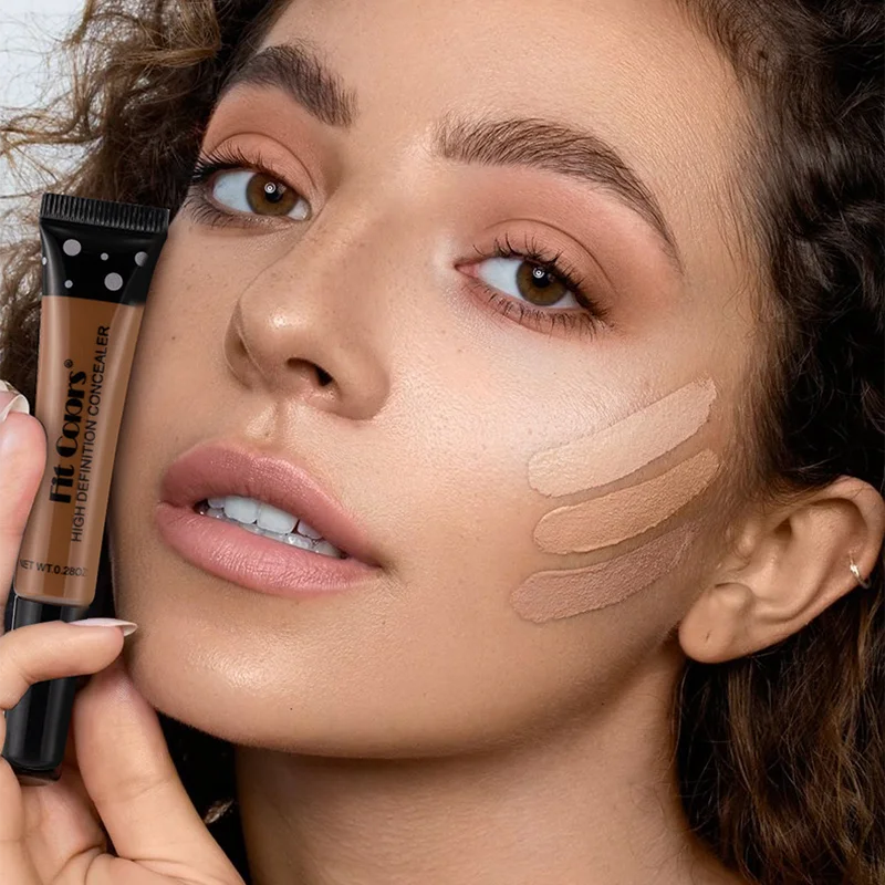 Correcteur plusieurs Choix de Teinte – Fond de Teint Liquide Nourrissant & Hydratant, Couvrance Cernes & Imperfections