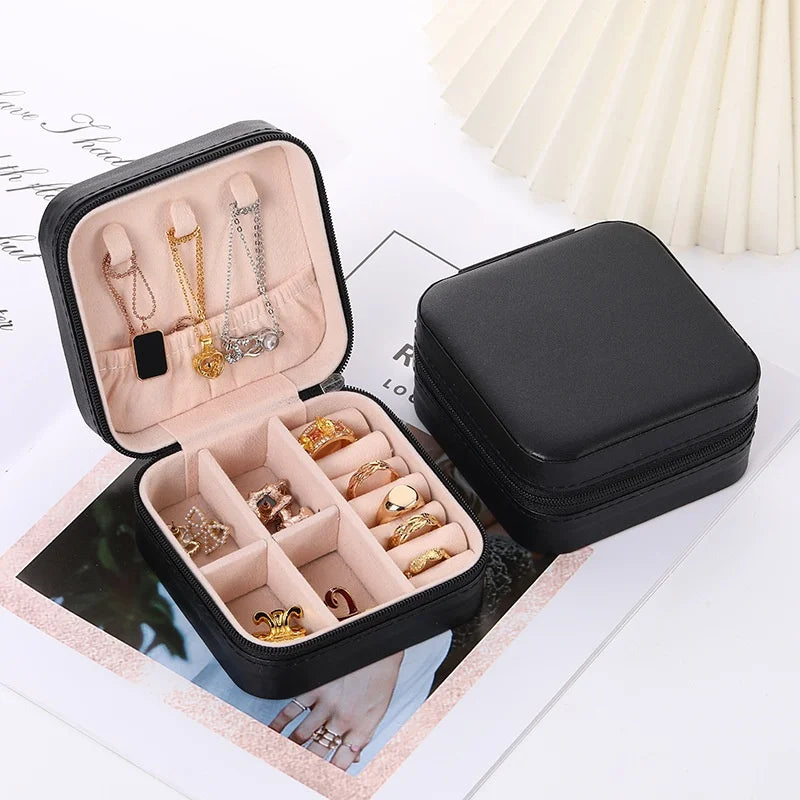 Mini Boîte de Rangement de Bijoux Portable – Voyage & Quotidien
