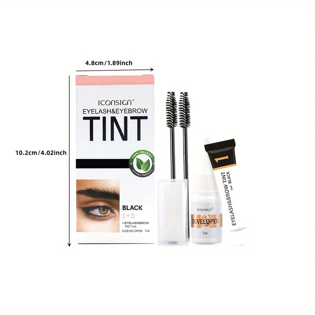 Kit Teinture Sourcils Semi-Permanent 2-en-1