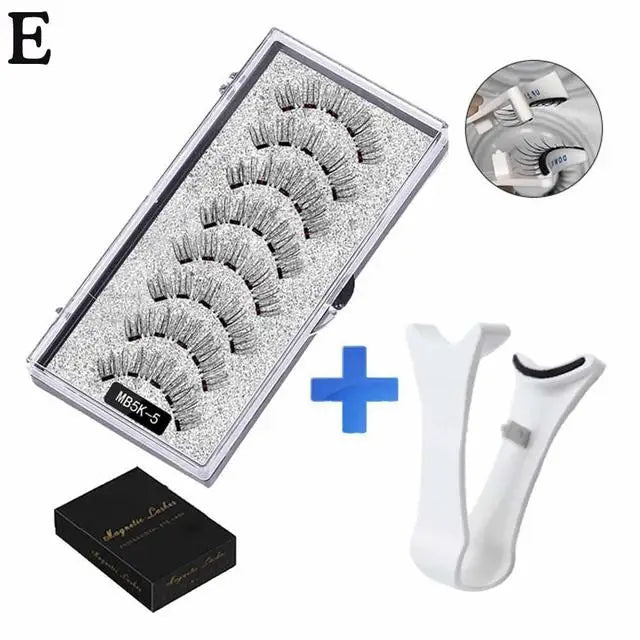 Kit de Cils Magnétiques Naturels 3D Réutilisables
