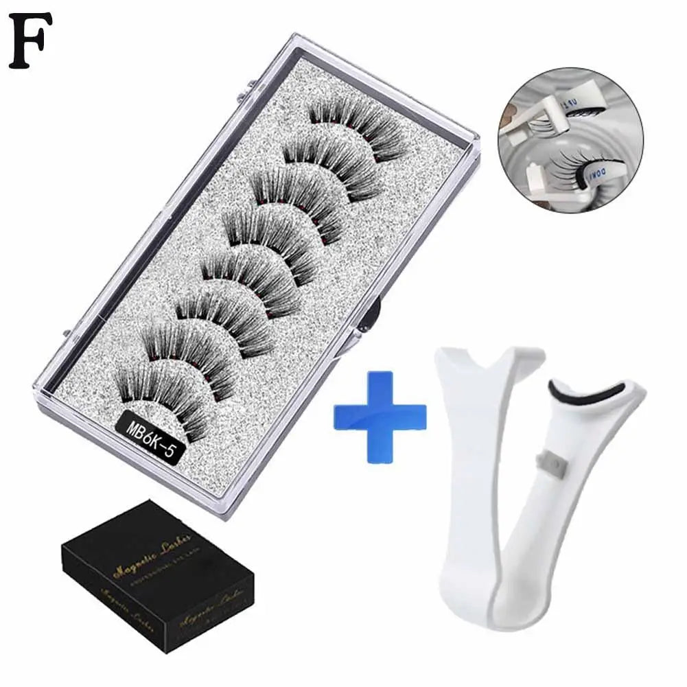 Kit de Cils Magnétiques Naturels 3D Réutilisables