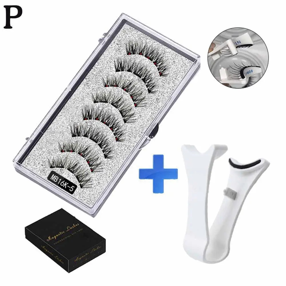 Kit de Cils Magnétiques Naturels 3D Réutilisables