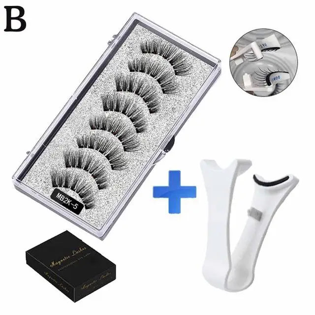 Kit de Cils Magnétiques Naturels 3D Réutilisables