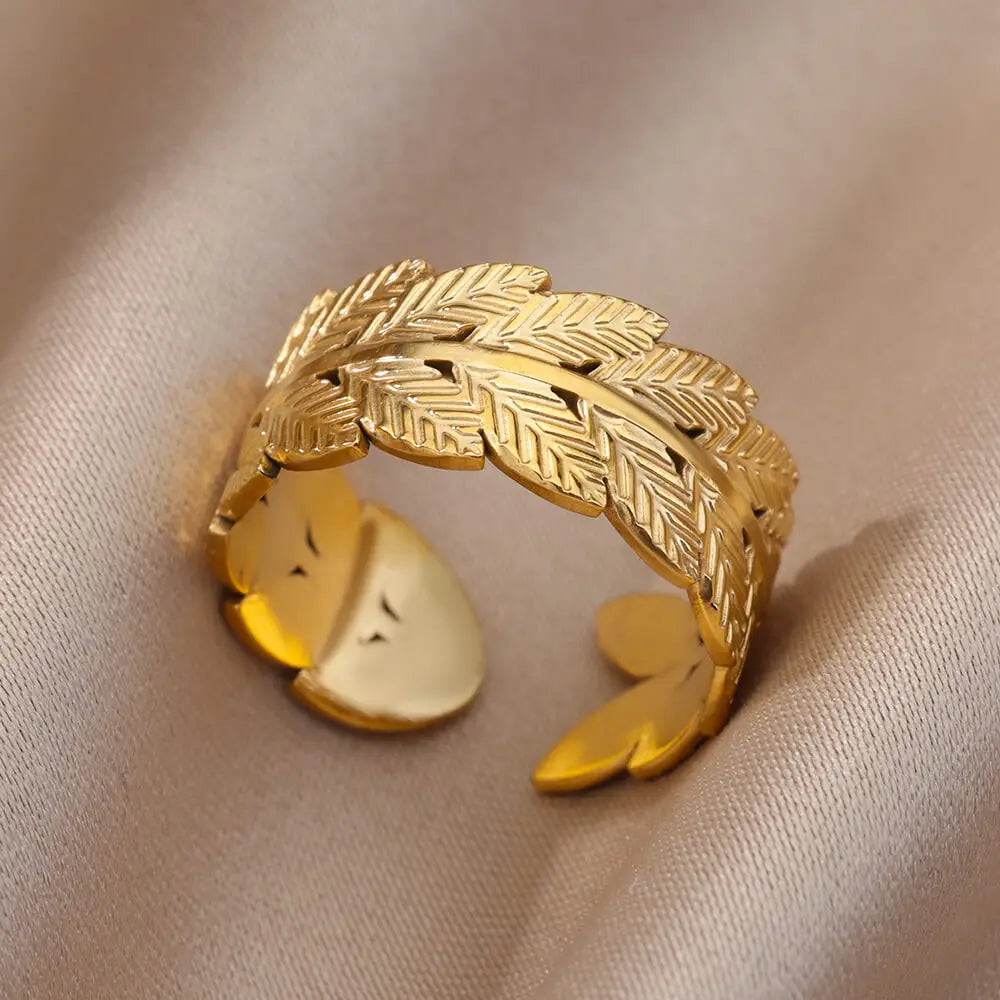 Bague en Acier Inoxydable pour Femmes – Tendance et Elégant – Parfait pour Mariages, Fiançailles, Cadeaux et Demandes Spéciales