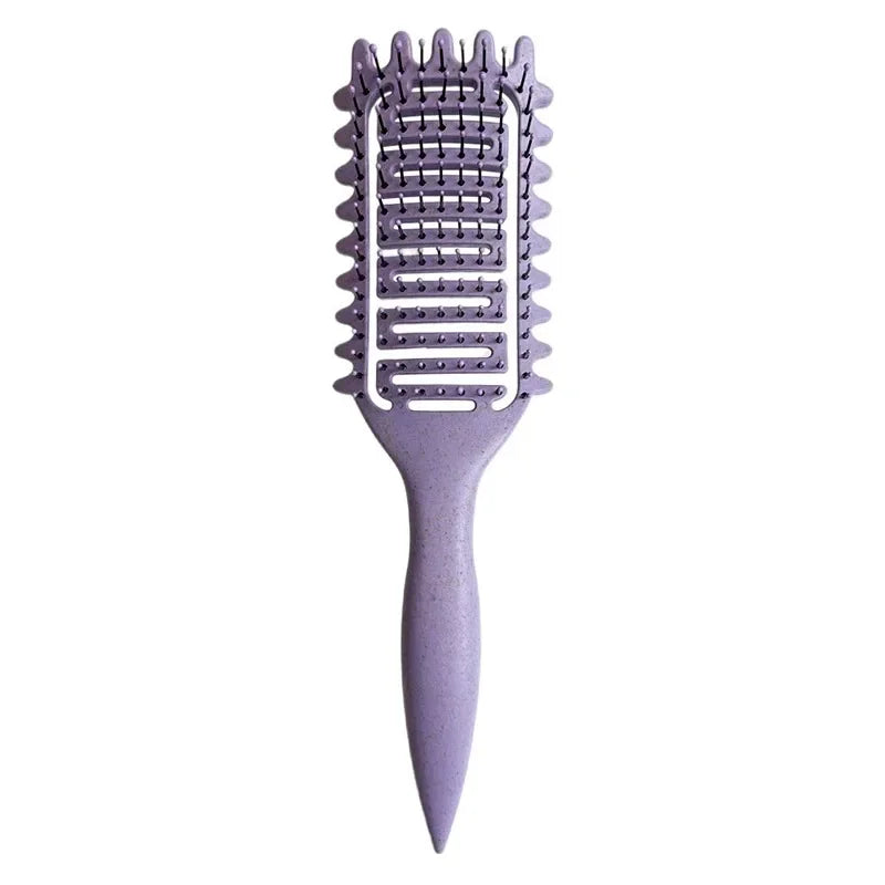Brosse Définition de Boucles 3-en-1, un Outil Polyvalent Conçu pour Démêler, Définir et Styliser