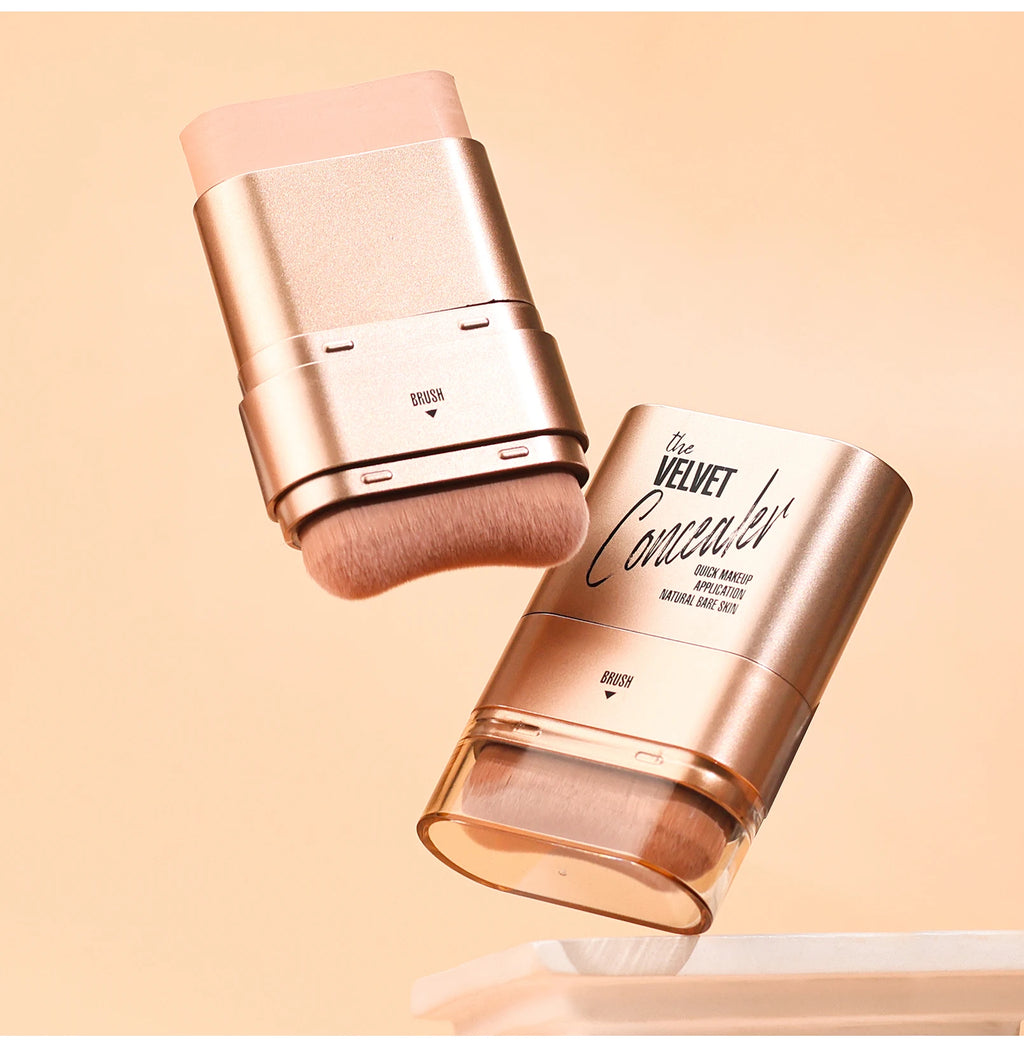 Bâton Correcteur & Fond de Teint 2 en 1 – Couvre-Cernes, Imperméable & Maquillage Impeccable