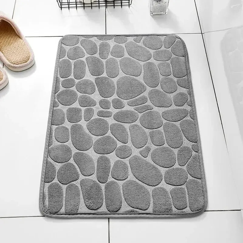 Tapis en Microfibre Gaufrée – Antidérapant pour Salle de Bain et Salon