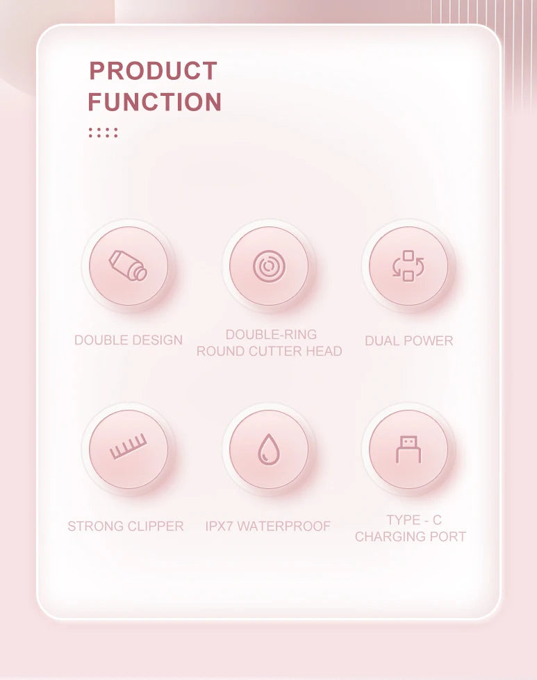 Épilateur et Rasoir Électrique Femme – Doux, Indolore & 2-en-1
