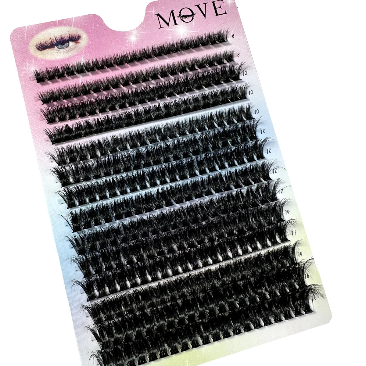 Kit d'Extension de Cils 5D, 3 Taille
