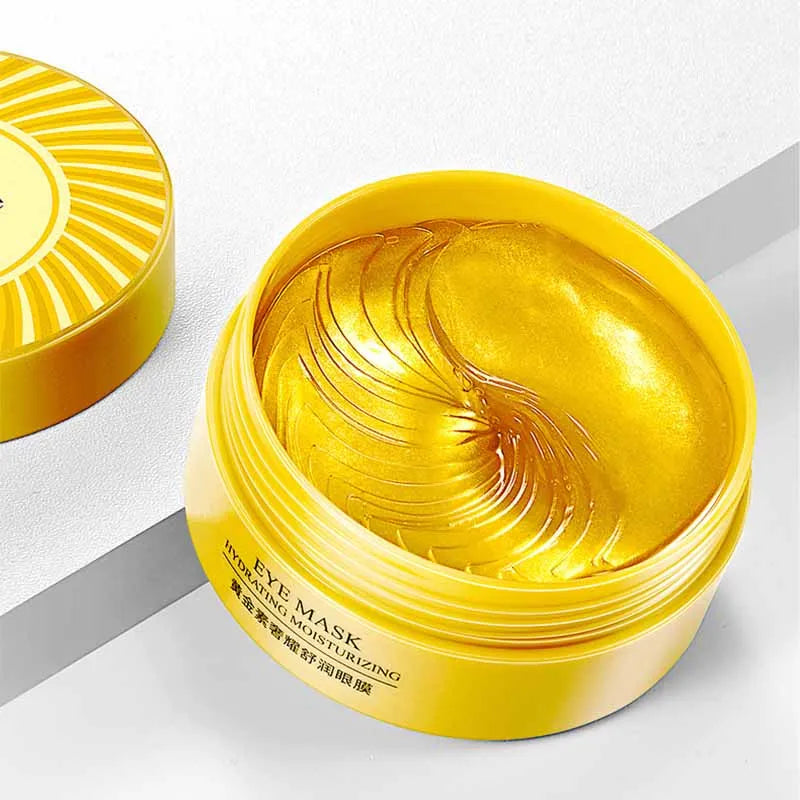 BIOAQUA Masques pour les Yeux au Collagène – 60 Pièces, Hydratant, Raffermissant, Anti-Cernes et Anti-Poches