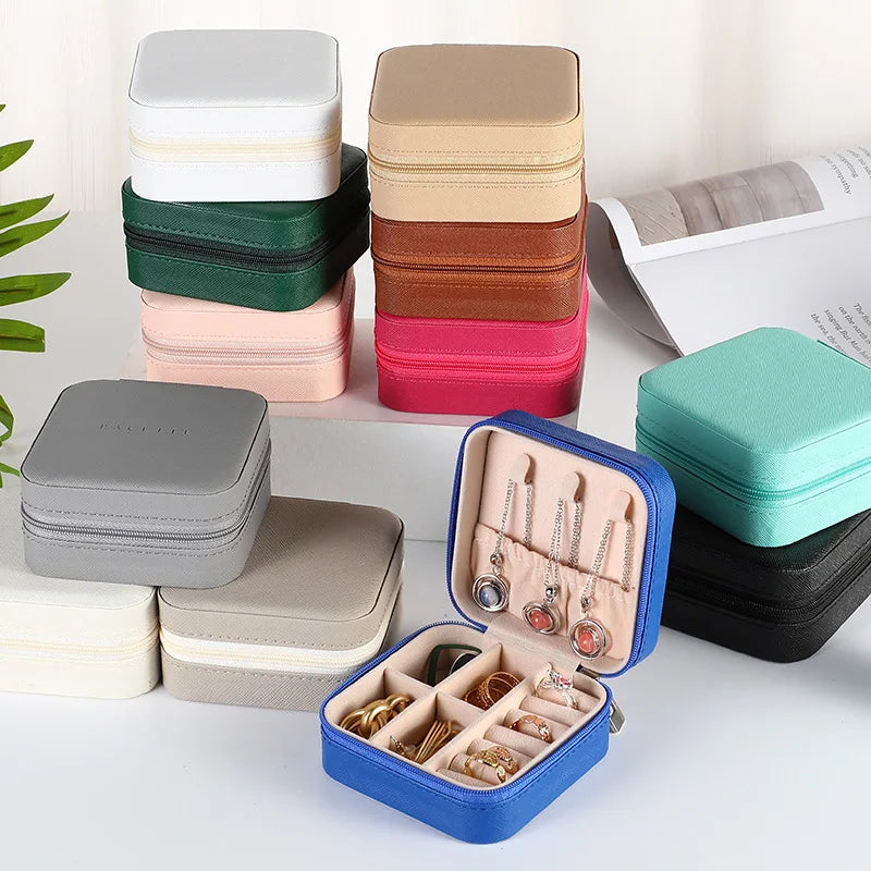 Mini Boîte de Rangement de Bijoux Portable – Voyage & Quotidien