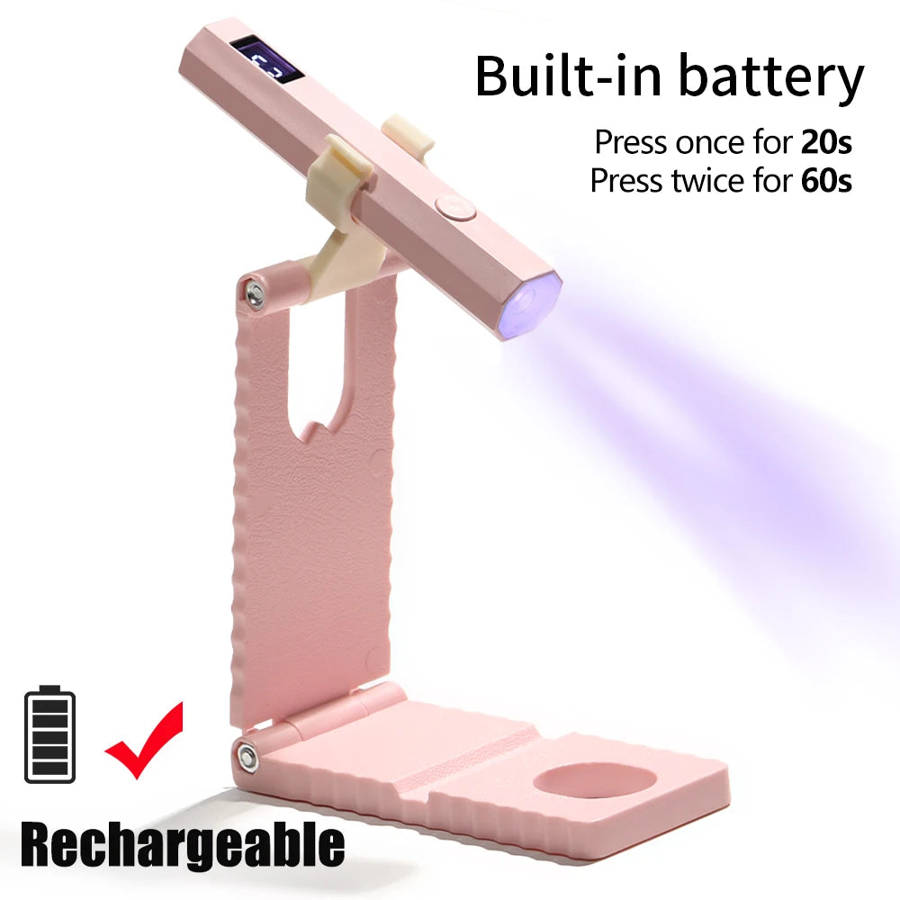 Lampe Sèche-Ongles UV/LED Portable Rechargeable par USB