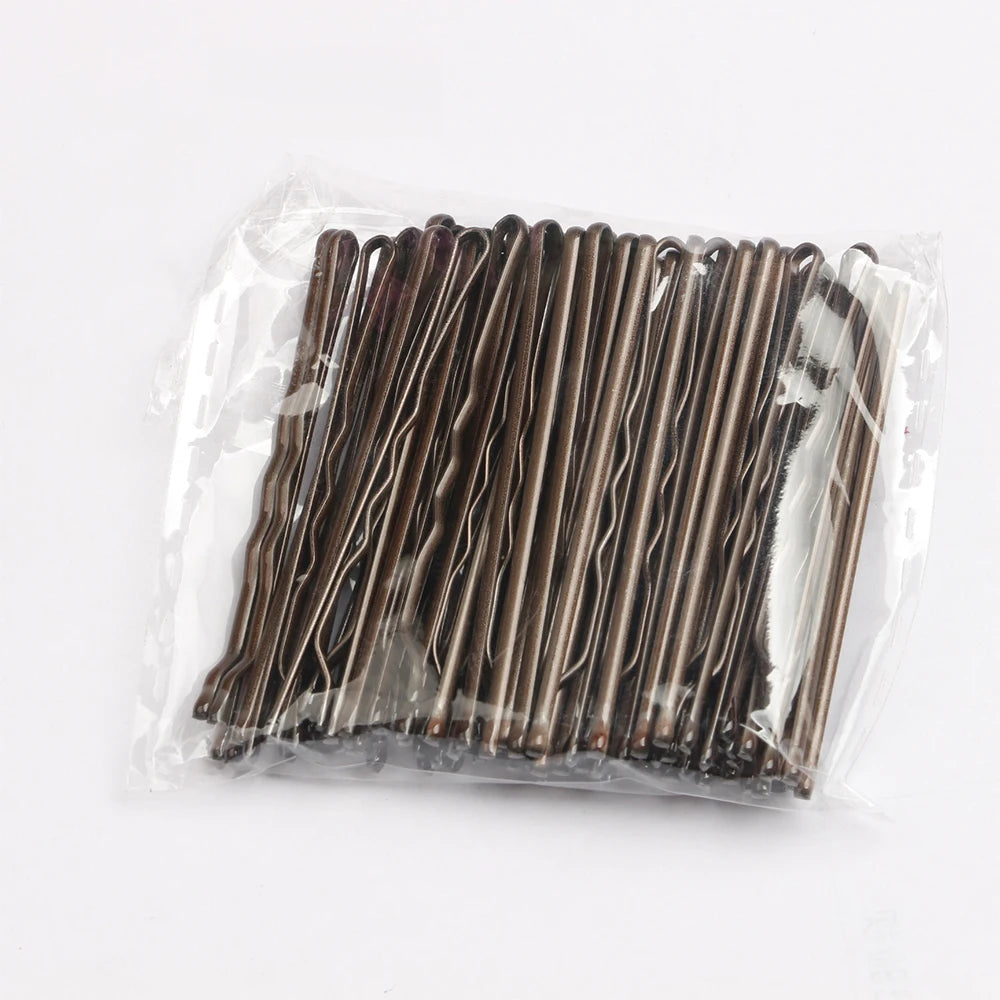 Épingles à Cheveux Solides pour Femmes – Lot de 50 pièces (5 cm)