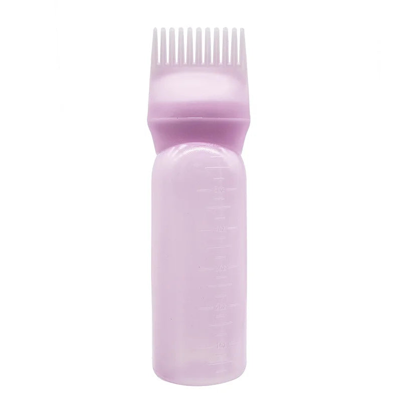 Bouteille d'Applicateur d’Huile Capillaire avec Peigne Intégré