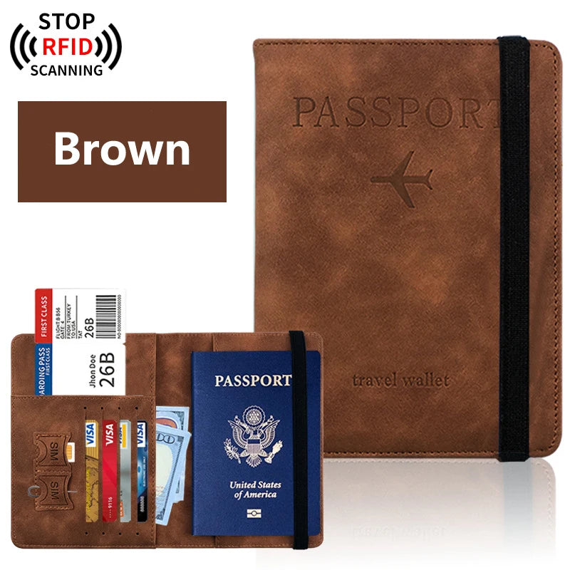 Étui de Voyage Multifonction Doté de la Technologie RFID pour Sécuriser vos Documents