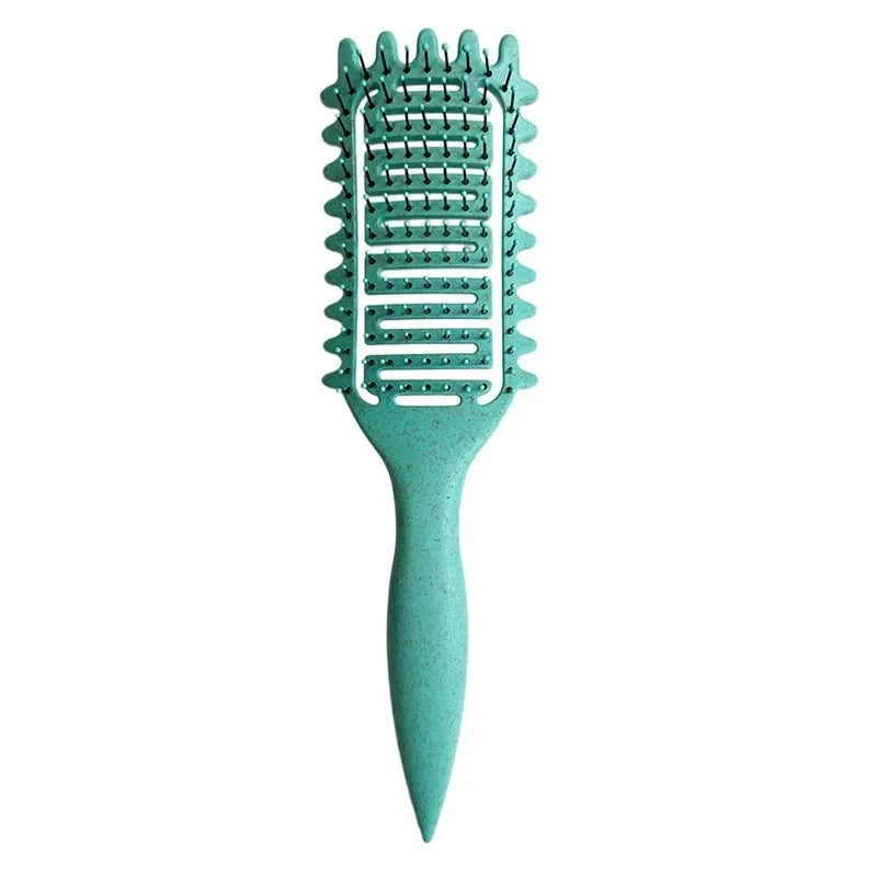Brosse Définition de Boucles 3-en-1, un Outil Polyvalent Conçu pour Démêler, Définir et Styliser