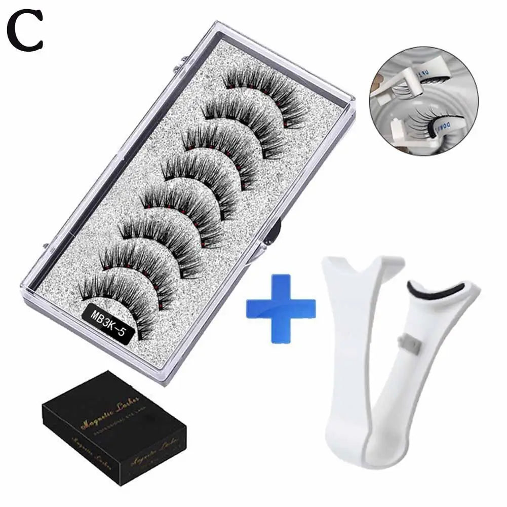 Kit de Cils Magnétiques Naturels 3D Réutilisables