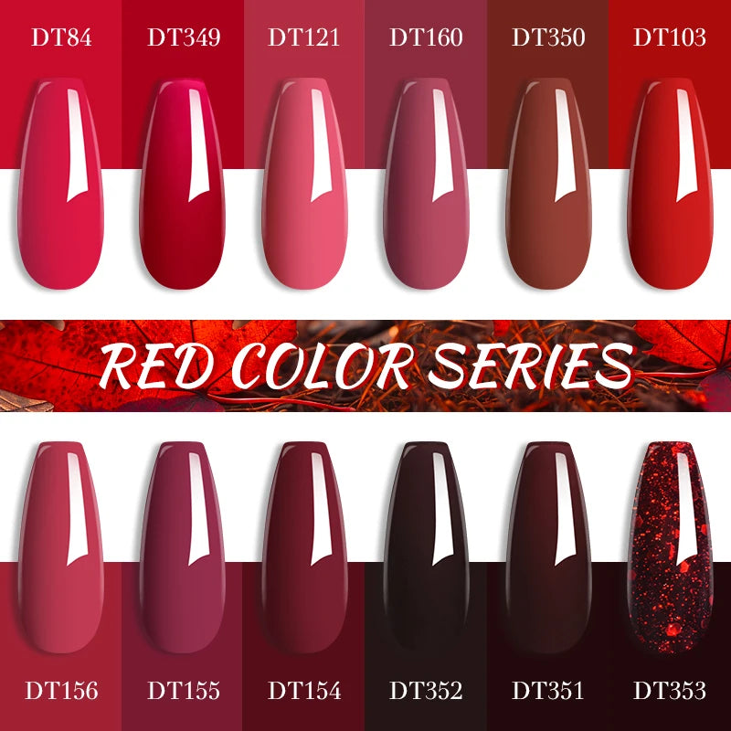 Vernis à Ongles 7ml, Longue Durée, Style Français DIY, Gel UV/LED
