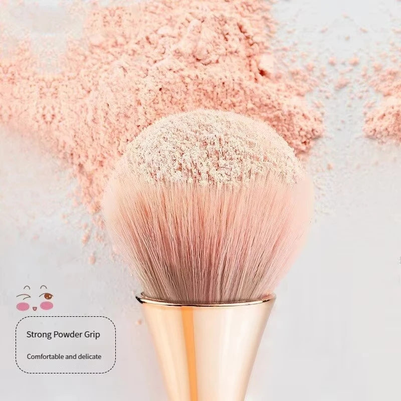 Pinceau Maquillage Éventail Rose Gold