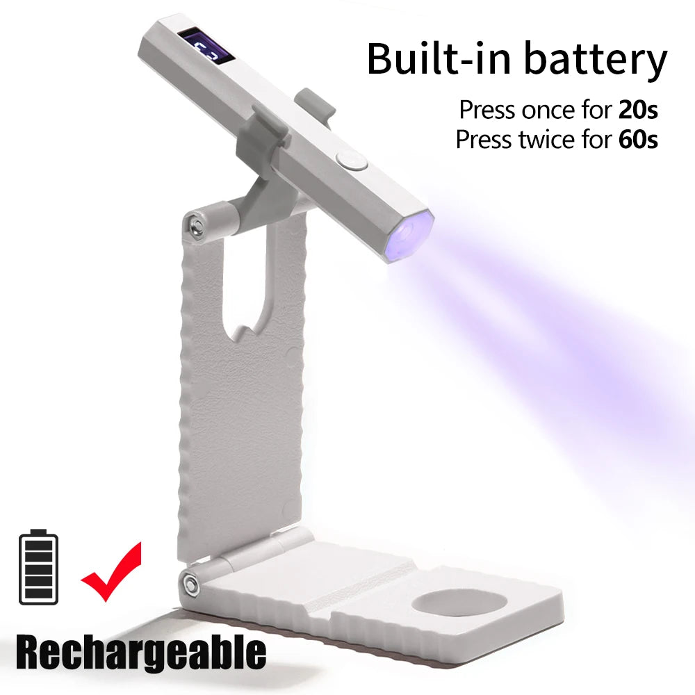 Lampe Sèche-Ongles UV/LED Portable Rechargeable par USB