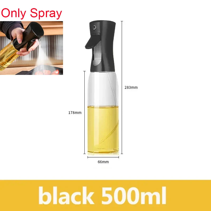Bouteille de Pulvérisation d'Huile 2 en 1 – Distributeur et Injecteur 500 ml