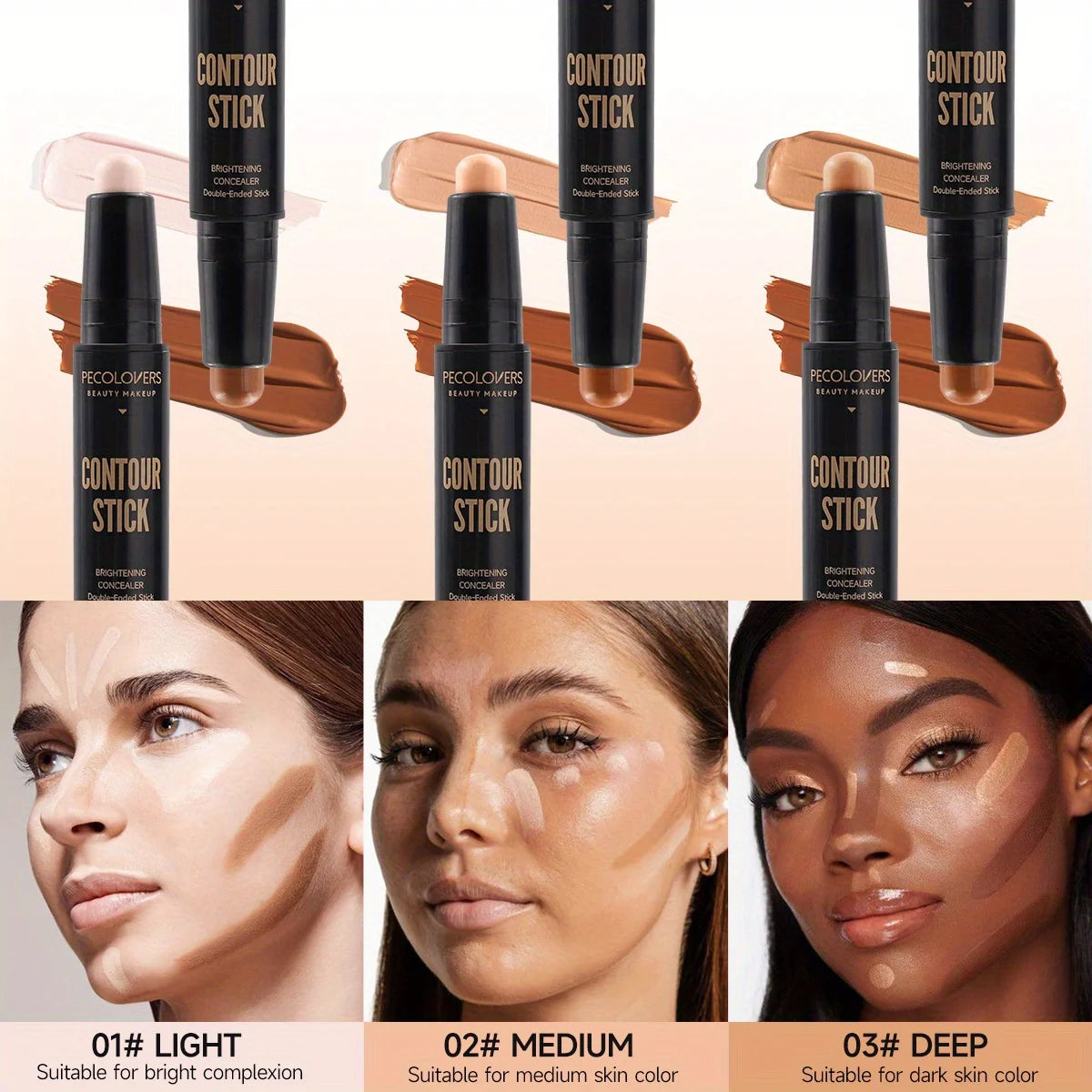 Bâton de Contour et Surligneur Double-Tête