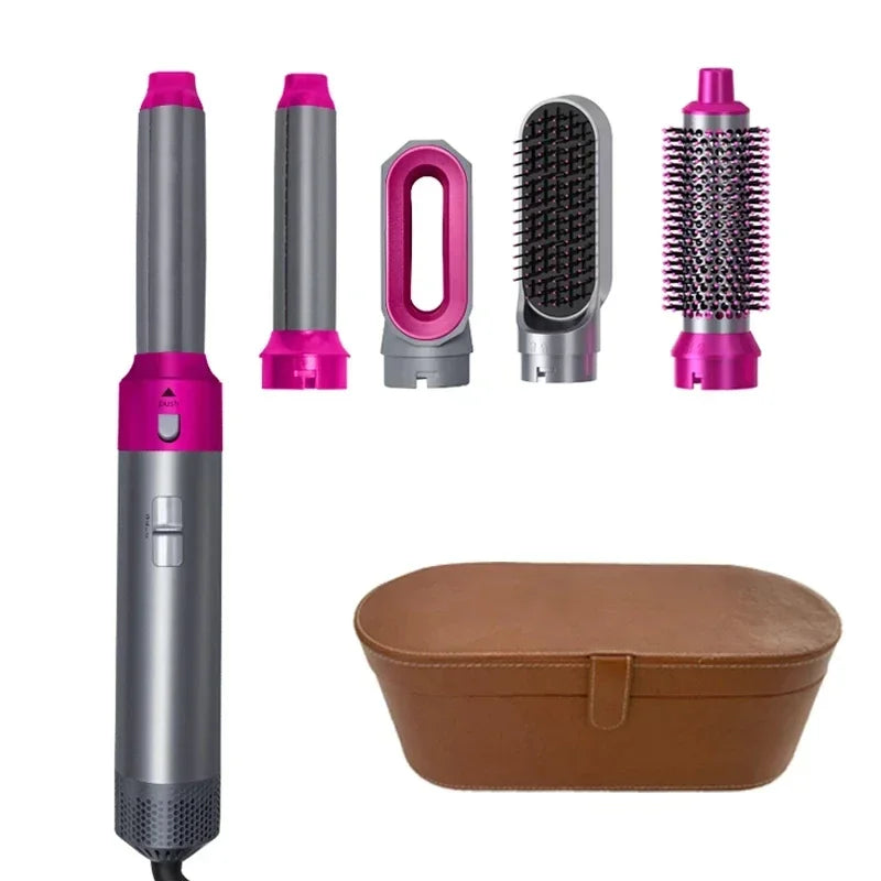 Brosse Coiffante & Sèche-Cheveux 5 en 1 – Outil de Coiffure Multifonction Professionnel