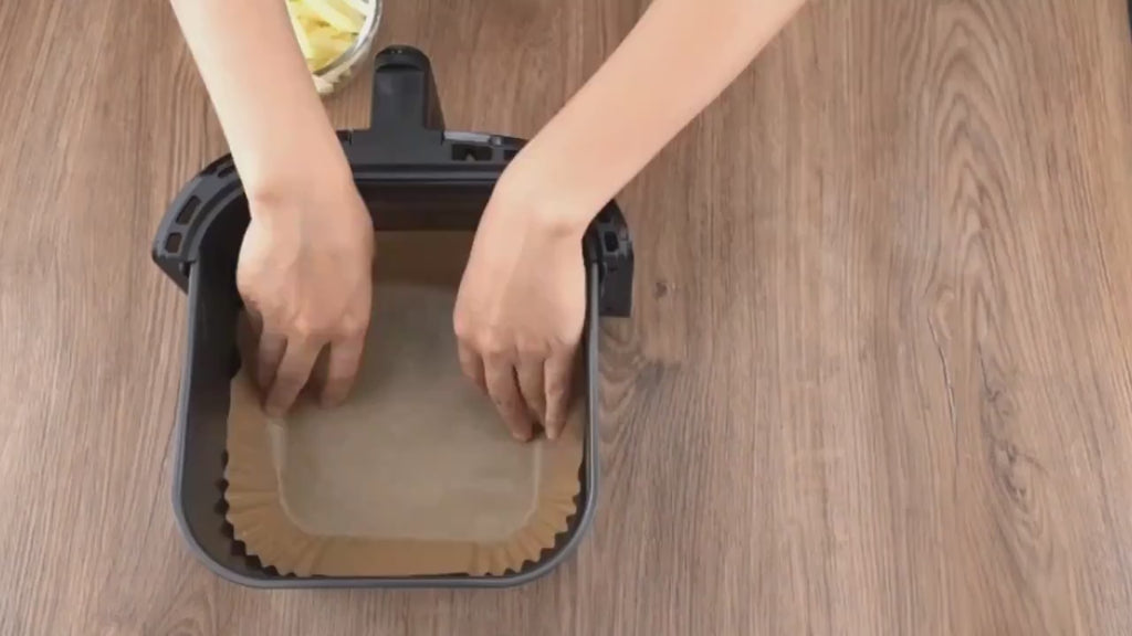 Papier de Cuisson pour Friteuse à Air – Jetable, Antiadhésif et Résistant à l’Huile