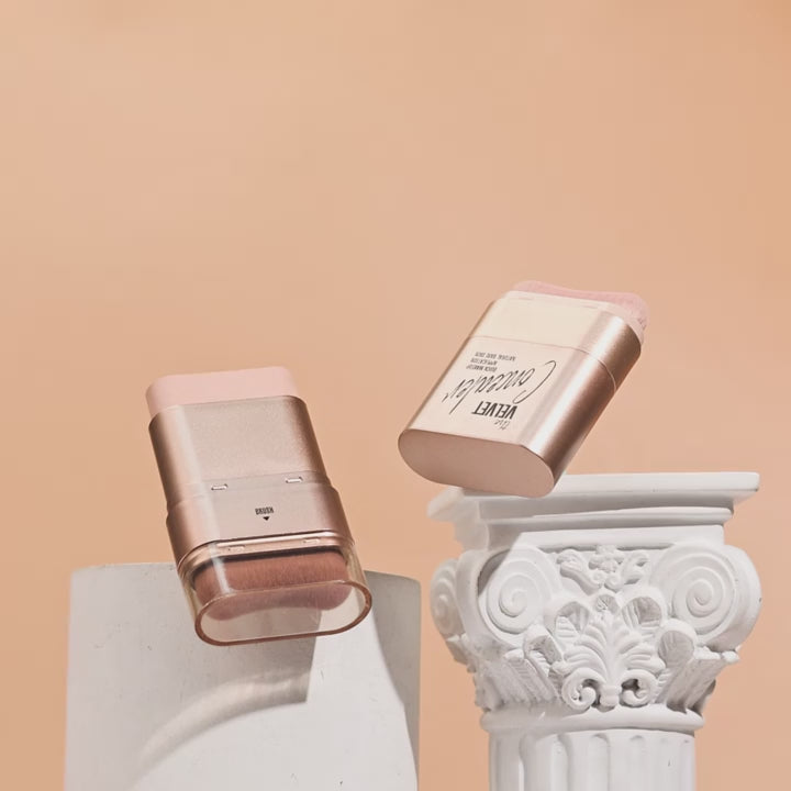 Bâton Correcteur & Fond de Teint 2 en 1 – Couvre-Cernes, Imperméable & Maquillage Impeccable